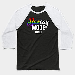 Mode Lgbtq Gay Pride Rainbow Couples Vacation Baseball T-Shirt